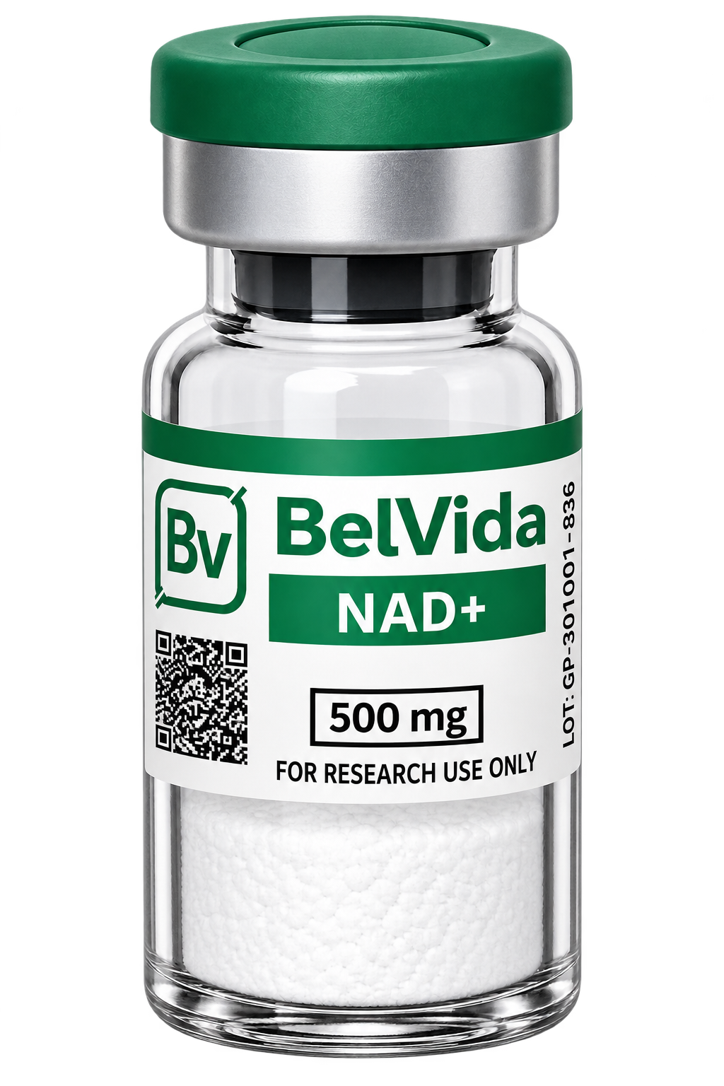 BelVida NAD+ product vial
